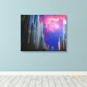"Celestial City Sky" Leinwand Art Print (Insitu (Holzboden))