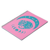 Celestial Cjüngsten Moon Possum Whimsical Nature Notizblock (Linke Seite)
