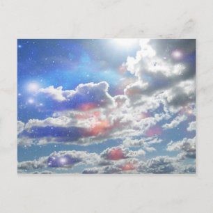 Celestial Clouds Postcard Postkarte