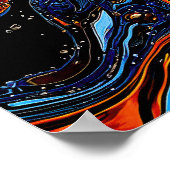 "Celestial Cognition" – A Surreal Portrait Poster (Ecke)