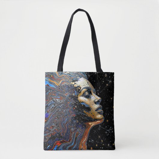 "Celestial Cognition" – A Surreal Portrait Tasche (Vorderseite)