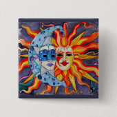Celestial Comedy und Tragedy Button (Vorderseite)