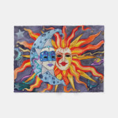 Celestial Comedy und Tragedy Fleecedecke (Vorderseite (Horizontal))