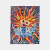 Celestial Comedy und Tragedy Fleecedecke (Vorderseite)
