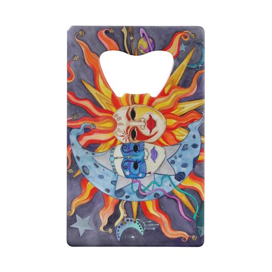 Celestial Comedy und Tragedy Geldbeutel Flaschenöffner (Vorderseite)