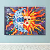 Celestial Comedy und Tragedy Leinwanddruck (Insitu (Holzboden))
