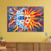 Celestial Comedy und Tragedy Leinwanddruck (Insitu (Wohnzimmer))