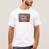 Celestial Comedy und Tragedy T-Shirt (Vorderseite)