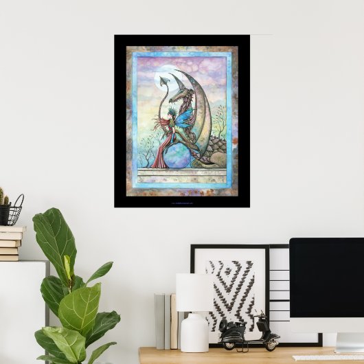 Celestial Companies Fairy Dragon Poster (Heimbüro)