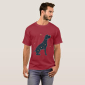 Celestial Companion: Starry Silhouette T-Shirt (Vorne ganz)