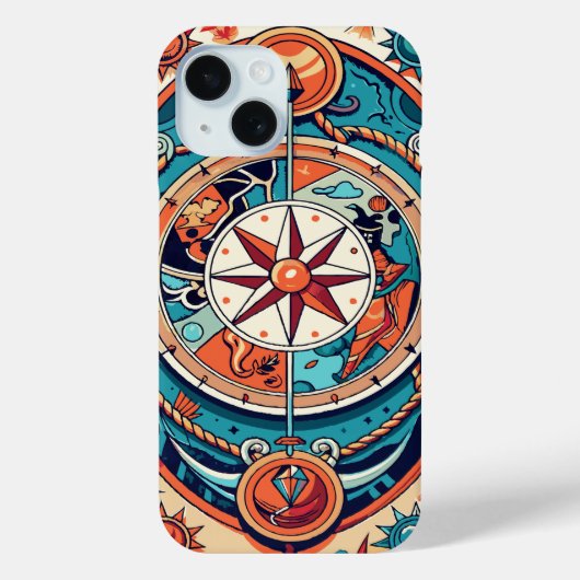 Celestial Compass Case-Mate iPhone Hülle (Rückseite)
