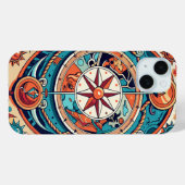 Celestial Compass Case-Mate iPhone Hülle (Rückseite (Horizontal))