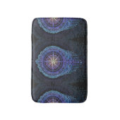 Celestial Compass Mandala Badematte (Vorderseite Vertikal)
