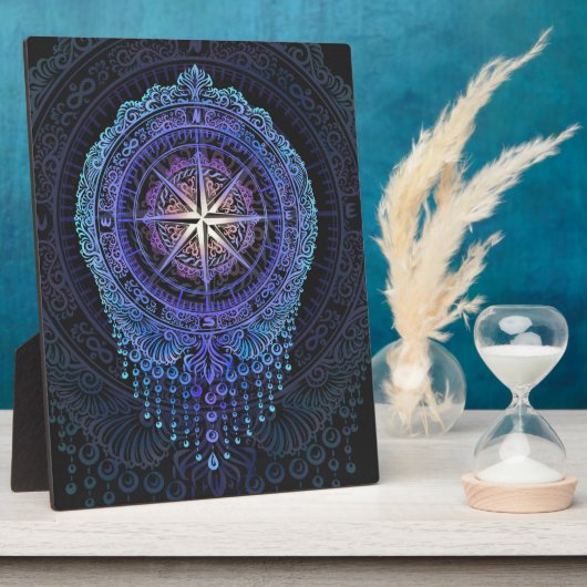 Celestial Compass Mandala Fotoplatte (Seite)