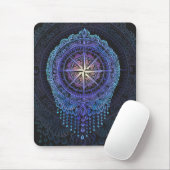 Celestial Compass Mandala Mousepad (Mit Mouse)