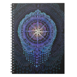 Celestial Compass Mandala Notizblock