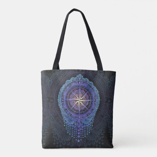 Celestial Compass Mandala Tasche (Rückseite)
