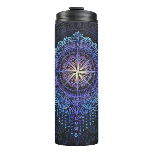 Celestial Compass Mandala Thermosbecher (Vorderseite)