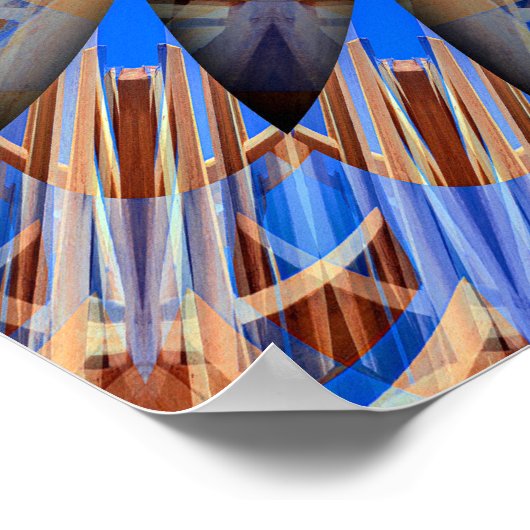 Celestial Compass Radiant Symmetry Poster (Ecke)