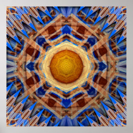 Celestial Compass Radiant Symmetry Poster