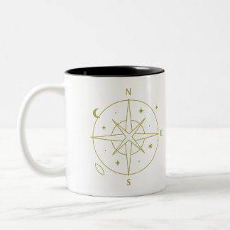 Celestial Compass Zweifarbige Tasse