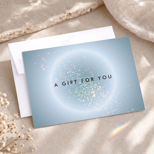 Celestial Confetti Glow Blue Geschenkgutschein