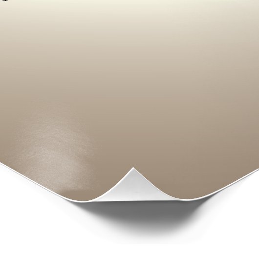 Celestial Confetti Glow Gold Poster (Ecke)