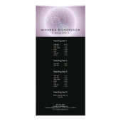 Celestial Confetti Glow Lila Werbekarte (Vorne)