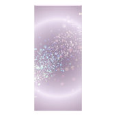 Celestial Confetti Glow Lila Werbekarte (Hinten)