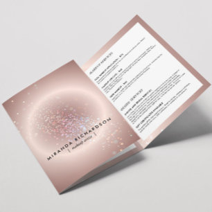 Celestial Confetti Glow Pink Beauty Broschüre