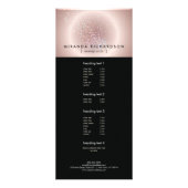 Celestial Confetti Glow Pink Werbekarte (Vorne)