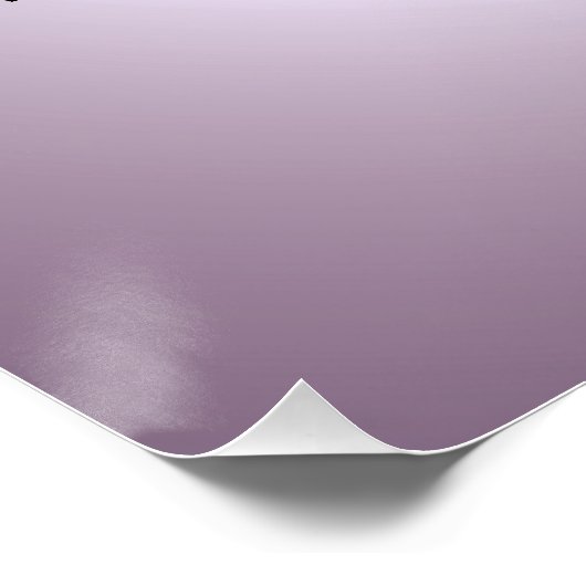 Celestial Confetti Glow Purple Poster (Ecke)