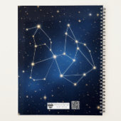 Celestial Constellation Map | Silver Foil Star Cha Planer (Rückseite)