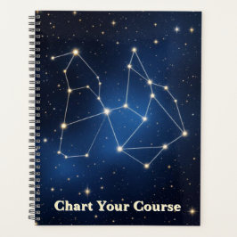 Celestial Constellation Map | Silver Foil Star Cha Planer