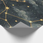 Celestial Constellation Star Pattern (1) Geschenkpapier (Ecke)