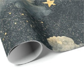Celestial Constellation Star Pattern (1) Geschenkpapier (Rolleneckpunkt)
