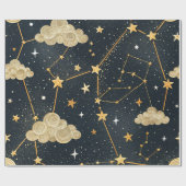 Celestial Constellation Star Pattern (2) Geschenkpapier (Flach)