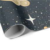 Celestial Constellation Star Pattern (2) Geschenkpapier (Rolleneckpunkt)