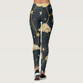 Celestial Constellation Star Pattern (2) Leggings (Rückseite)