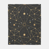 Celestial Constellation Star Pattern (3) Fleecedecke (Vorderseite)
