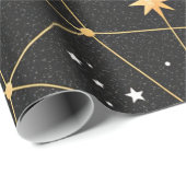 Celestial Constellation Star Pattern (3) Geschenkpapier (Rolleneckpunkt)