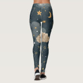Celestial Constellation Star Pattern (5) Leggings (Rückseite)