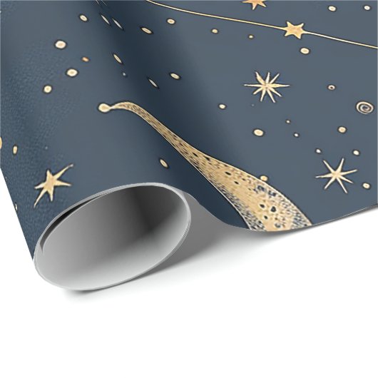 Celestial Constellation - Starry Night (1) Geschenkpapier (Rolleneckpunkt)