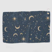 Celestial Constellation - Starry Night (1) Golfhandtuch (Horizontal)
