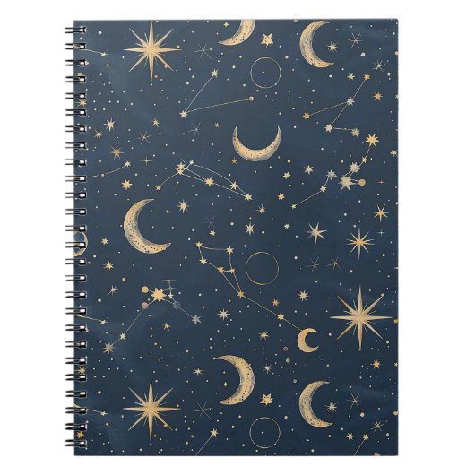 Celestial Constellation - Starry Night (1) Notizblock (Vorderseite)