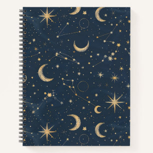 Celestial Constellation - Starry Night (1) Notizblock