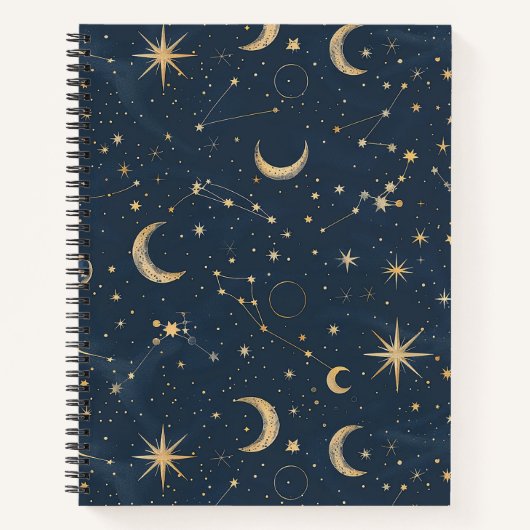 Celestial Constellation - Starry Night (1) Notizblock (Vorderseite)