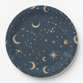 Celestial Constellation - Starry Night (1) Pappteller (Vorderseite)