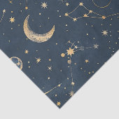Celestial Constellation - Starry Night (1) Seidenpapier (Detail)