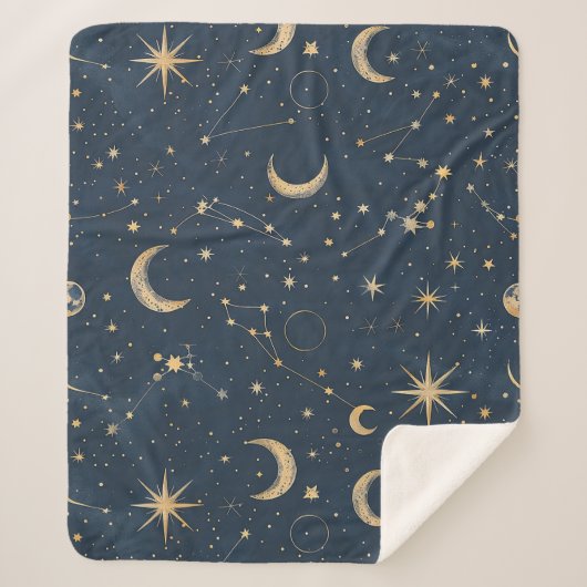 Celestial Constellation - Starry Night (1) Sherpadecke (Vorderseite)